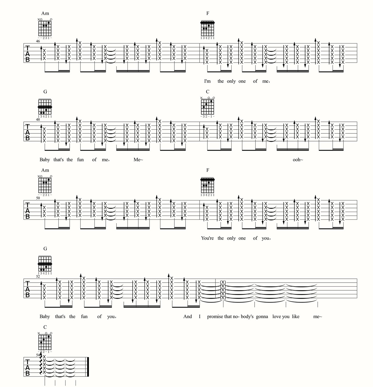 《Me吉他谱》_Taylor Swift_C调_吉他图片谱5张 图5